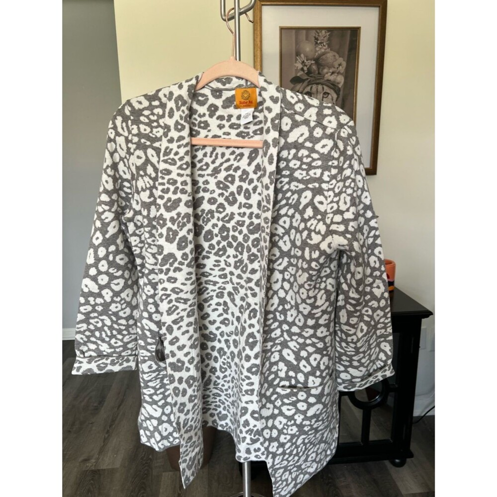 Ruby Rd. Leopard-Print Sweater - Picture 8 of 11